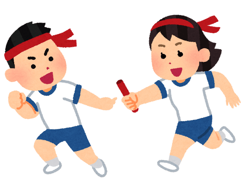 子供の運動会を見に行く男（独身）